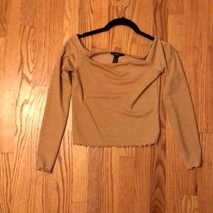 Off the Shoulder Glittery Top